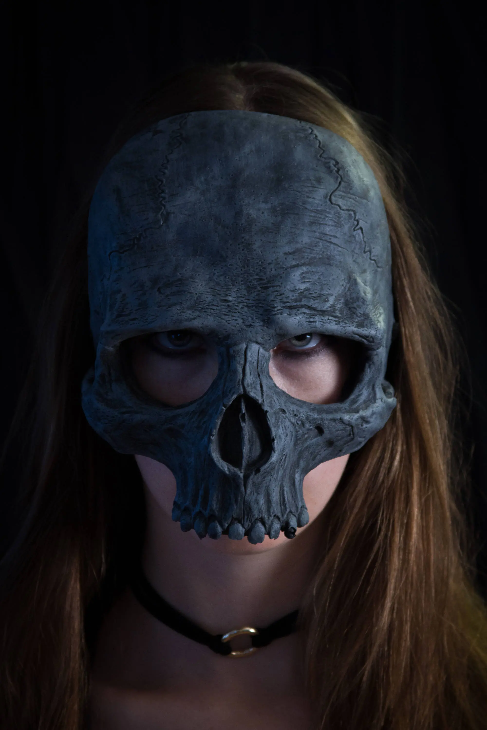 Gryphon's Egg Latex Skull Masquerade mask