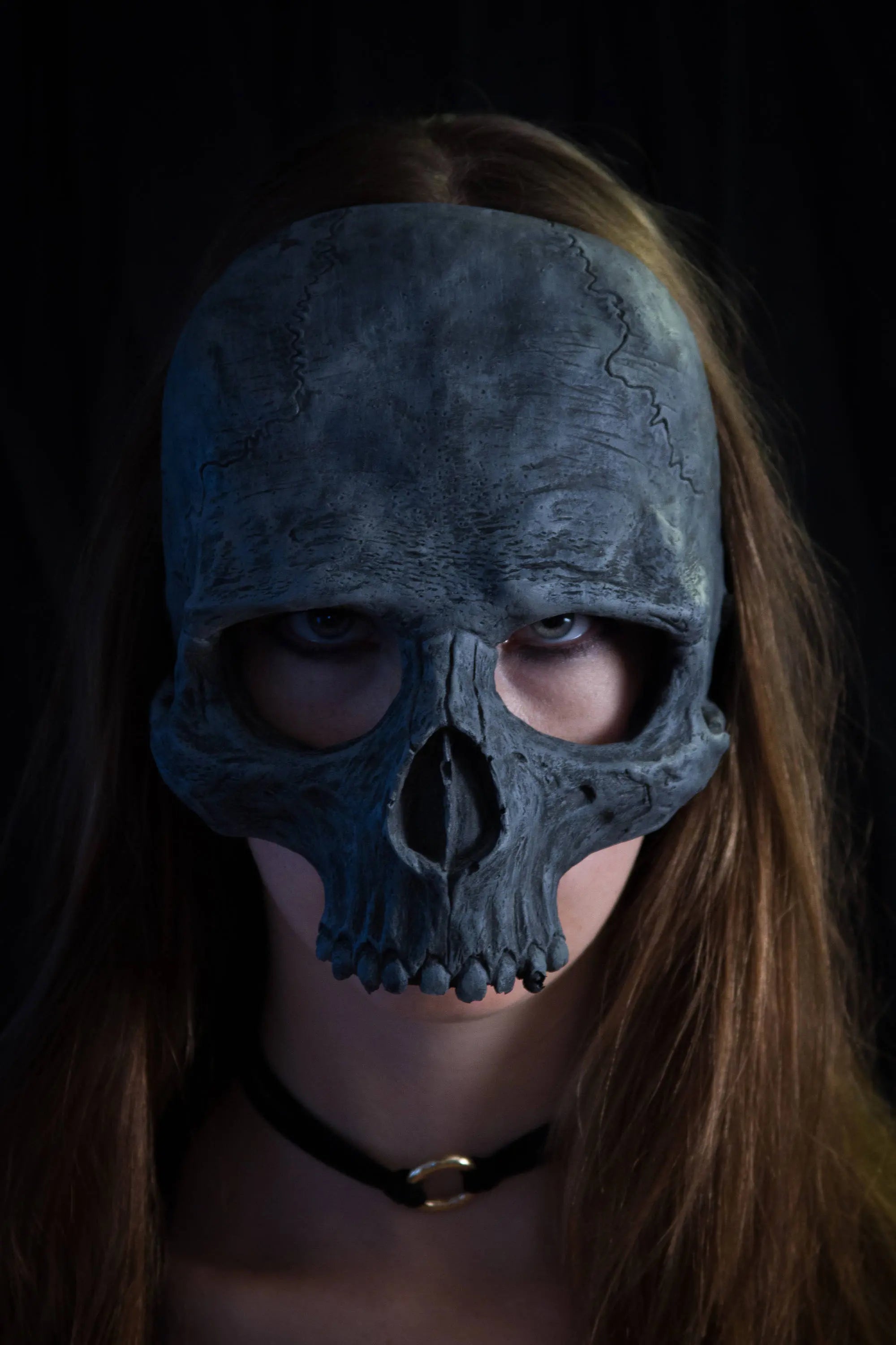 Gryphon's Egg Latex Skull Masquerade mask