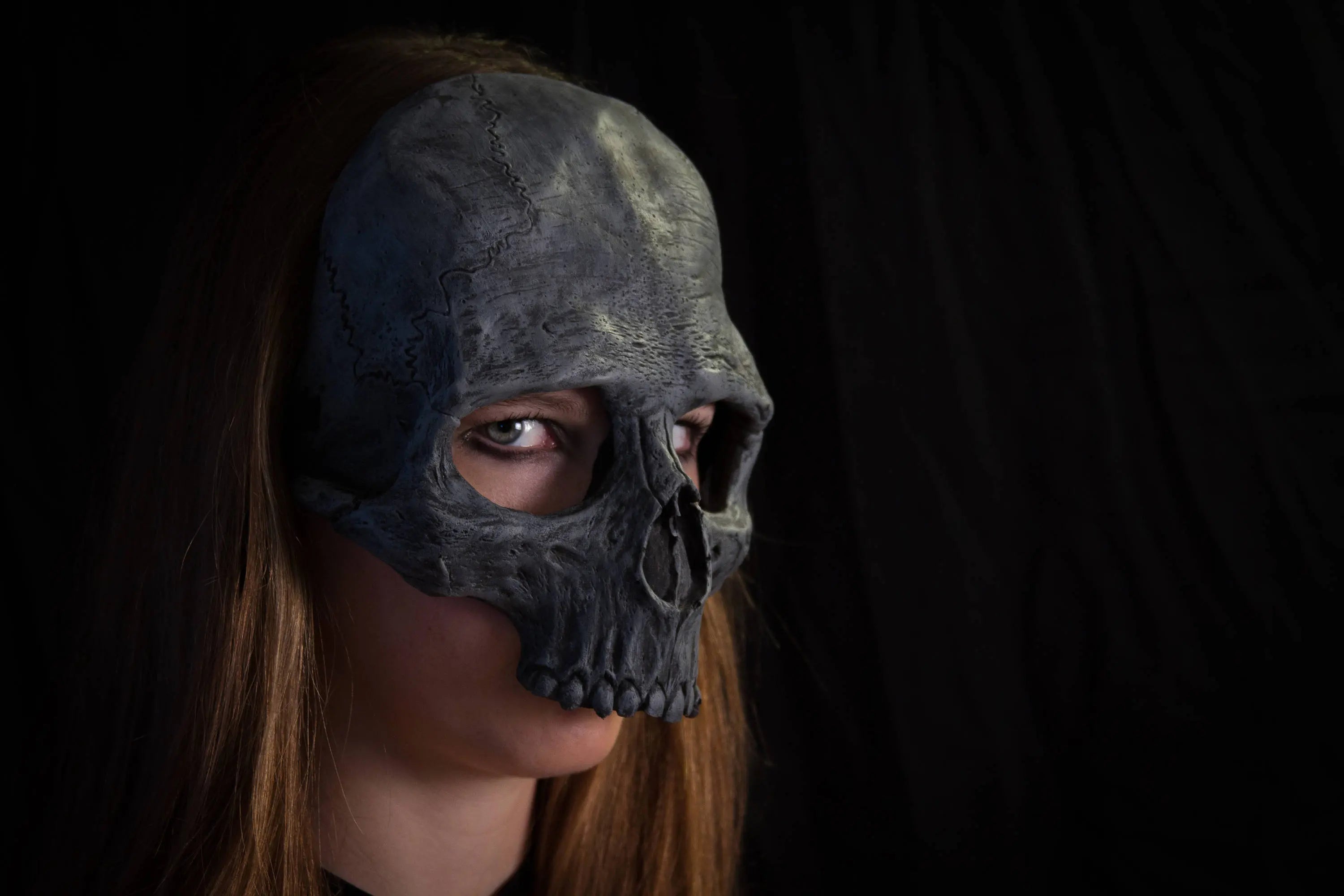 Gryphon's Egg Latex Skull Masquerade mask
