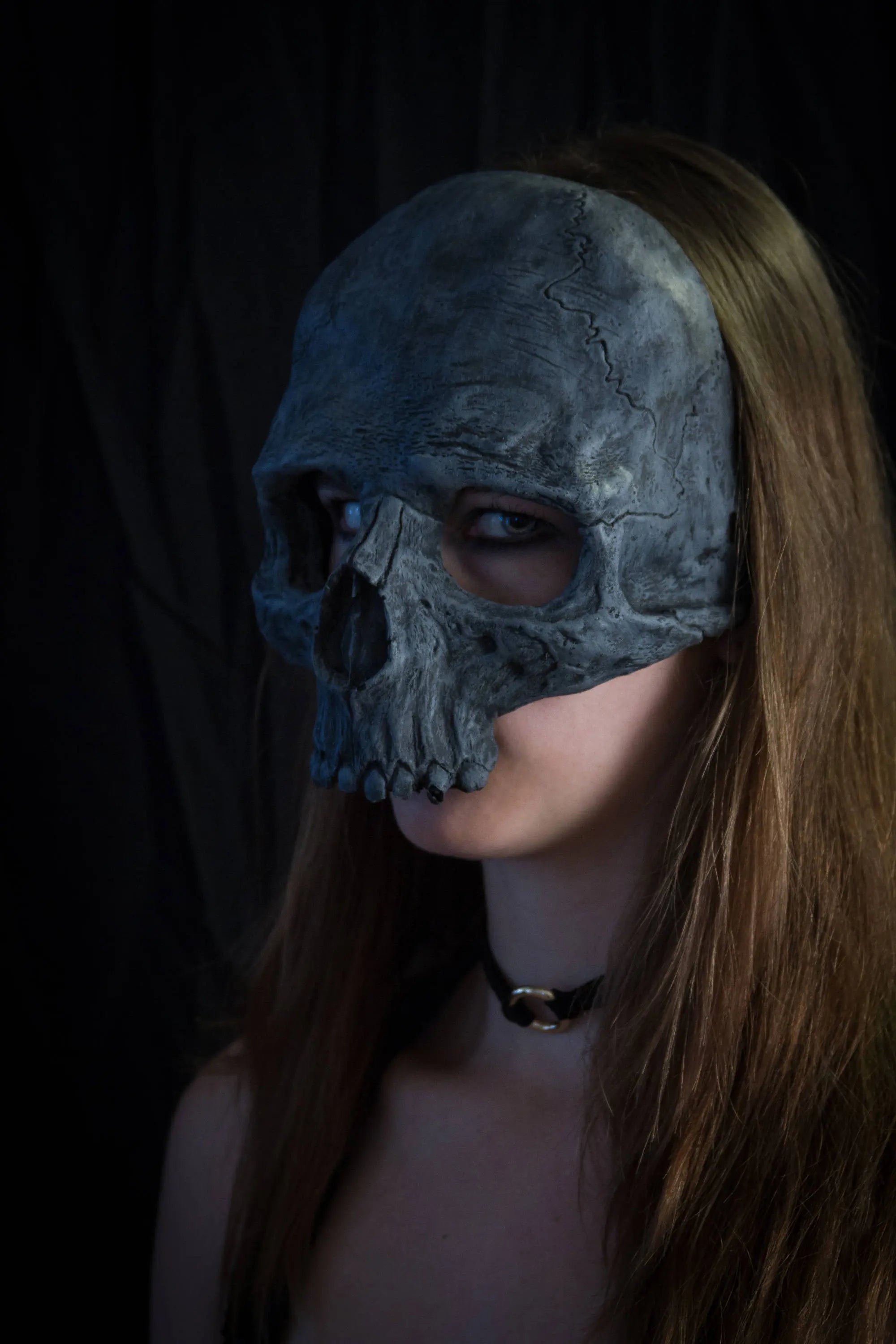 Gryphon's Egg Latex Skull Masquerade mask