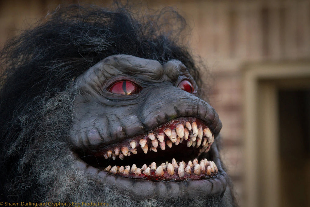 Muncher polyfoam and latex prop  (In the style of a "Critter" from the movie "Critters"